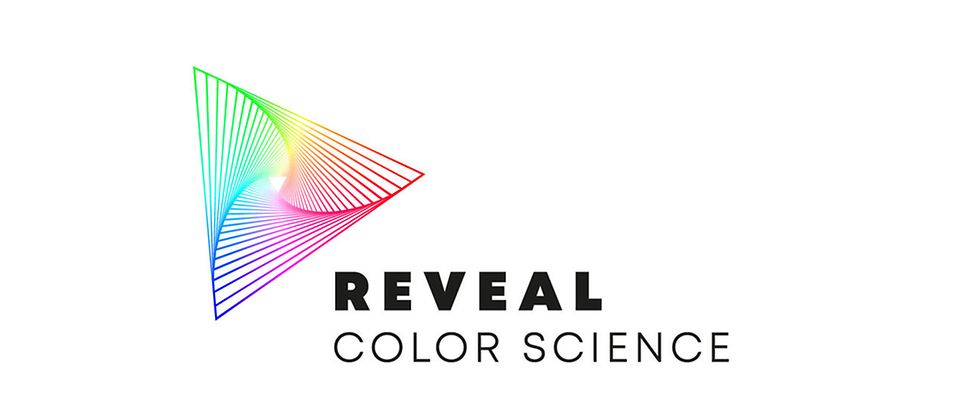 Logo of REVEAL Color Science used by alexa 35 camera.