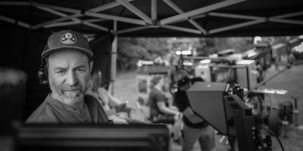 Tico Poulakakis CSC on set of Foundation 3
